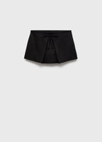 Mini Jupe Short Avec Nœud