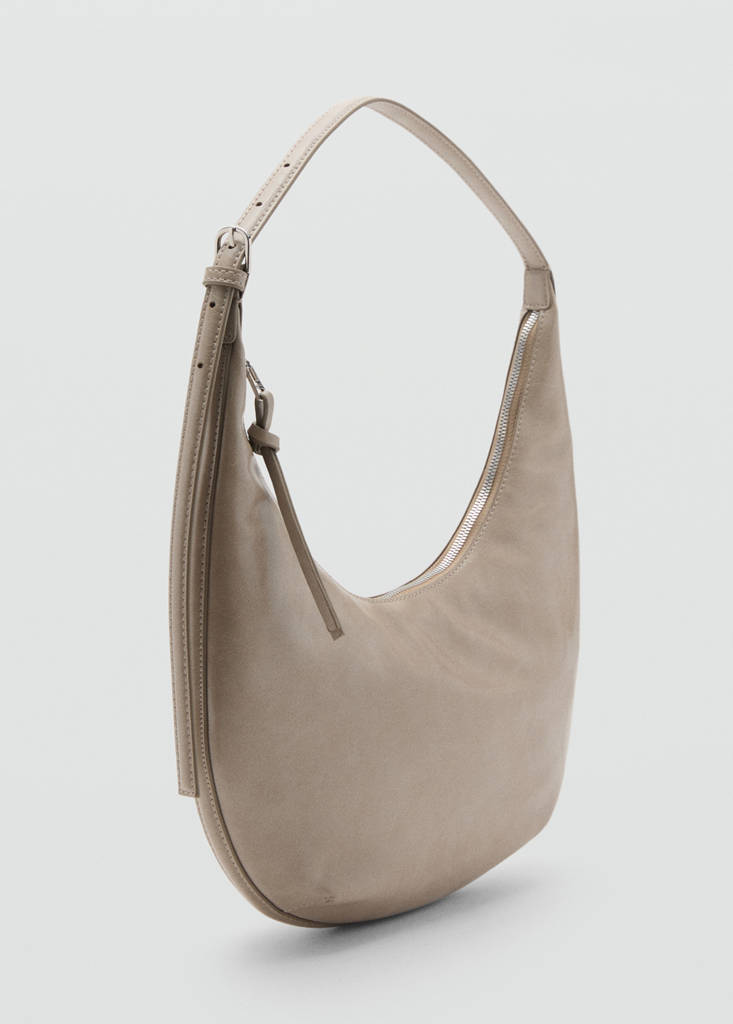 Bolso De Hombro Mediano Ovalado