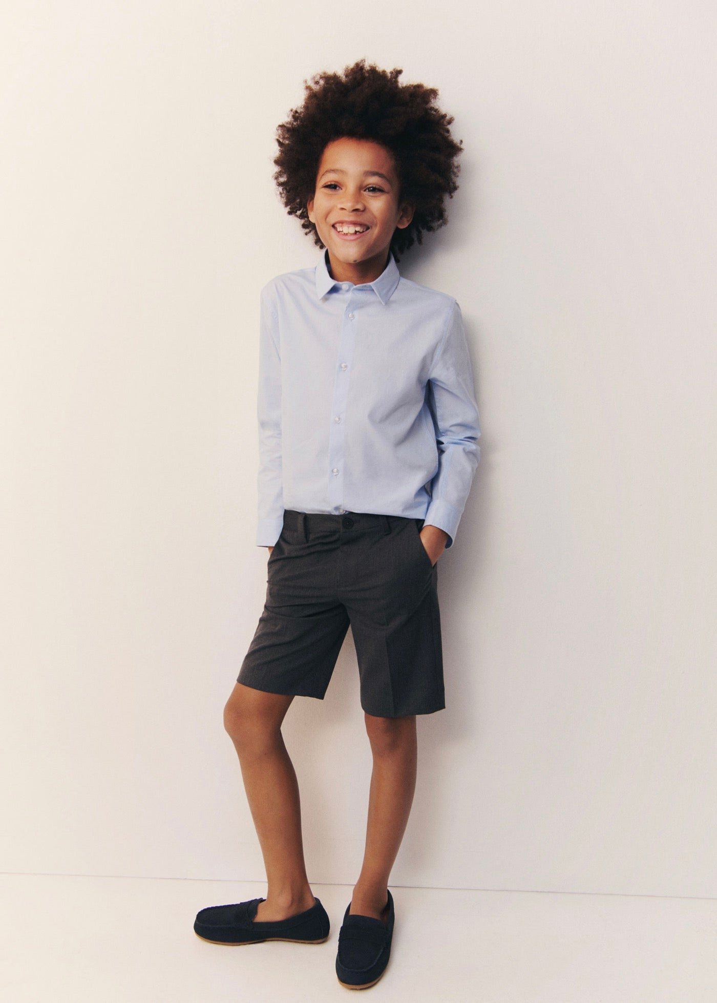 Camisa Carlos Azul Cielo - Niño