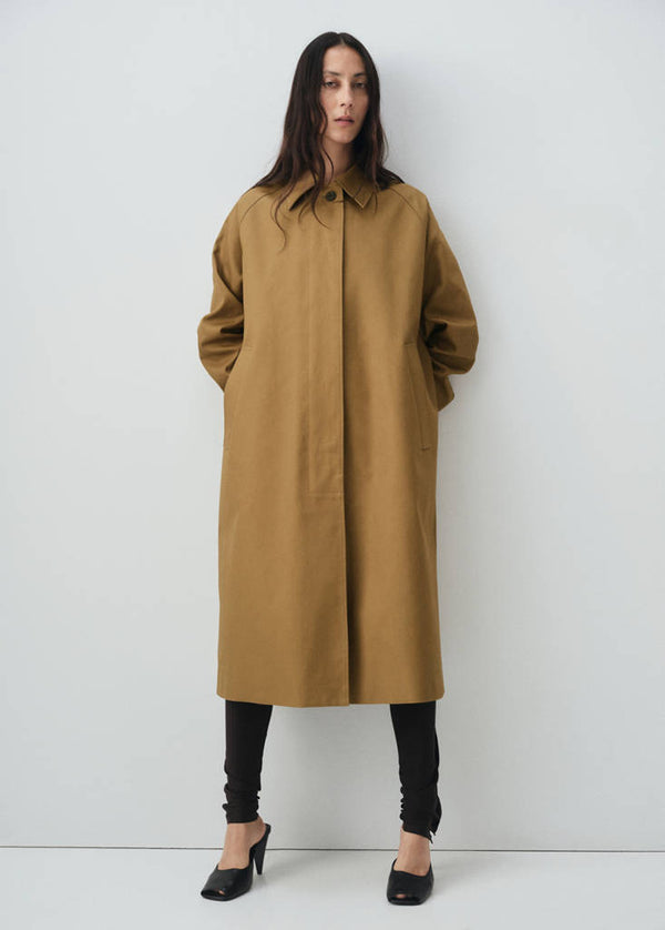 Trench Lungo 100% Cotone