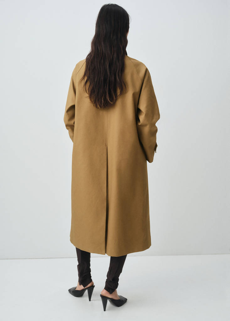 Trench Long 100 % Coton