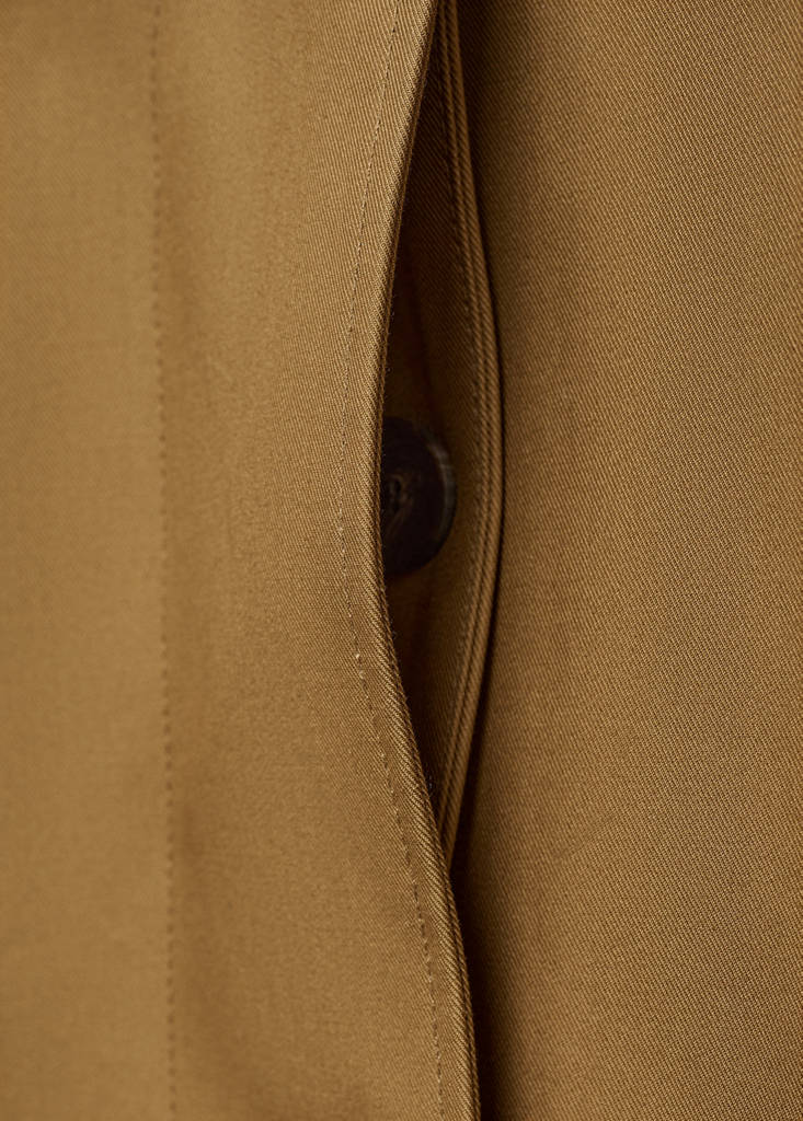 Trench Long 100 % Coton