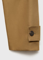 Trench Long 100 % Coton