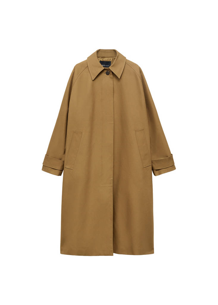 Trench Long 100 % Coton