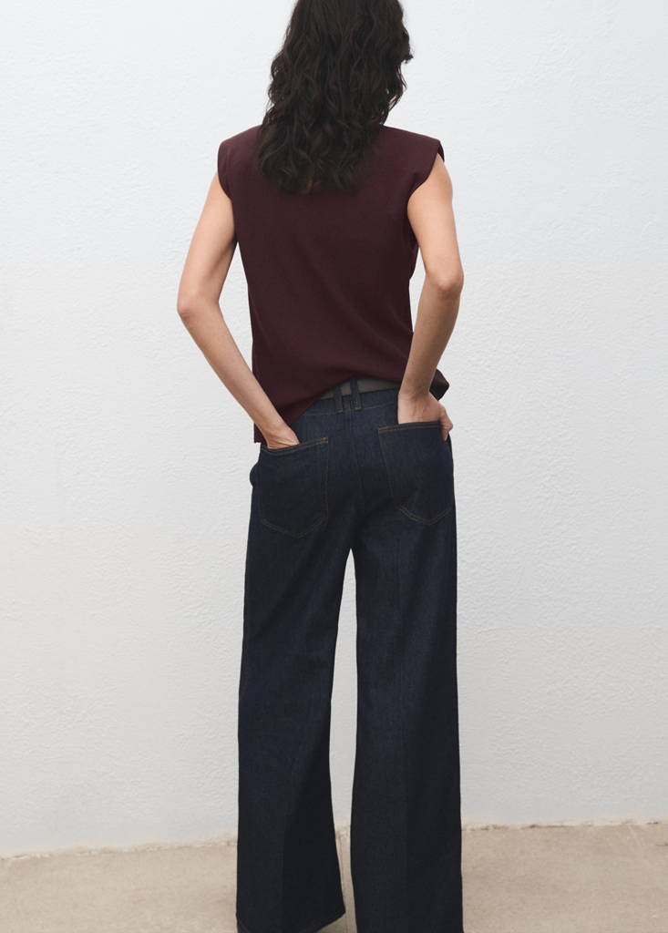 Blouse Épaulettes Froncées