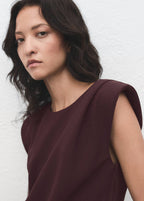 Blouse Épaulettes Froncées