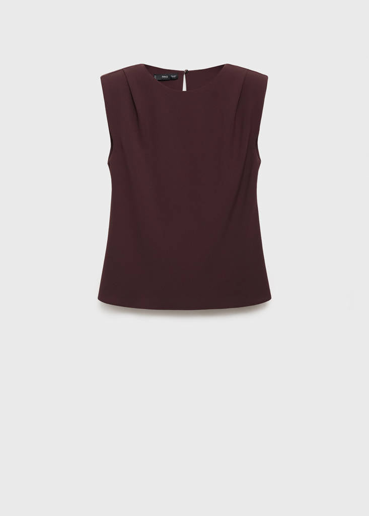 Blouse Épaulettes Froncées