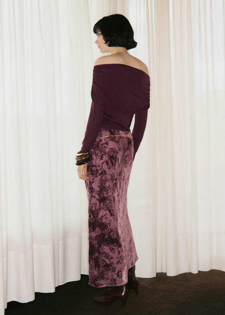 Jupe Longue Jacquard