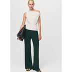 Pantalon Large À Pinces