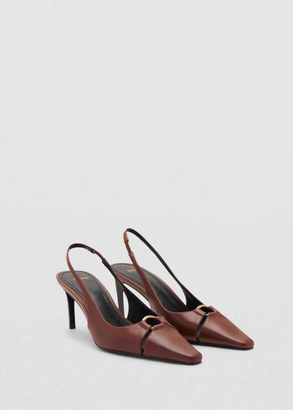 Chaussures Talon Cuir Anneau