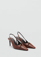 Chaussures Talon Cuir Anneau