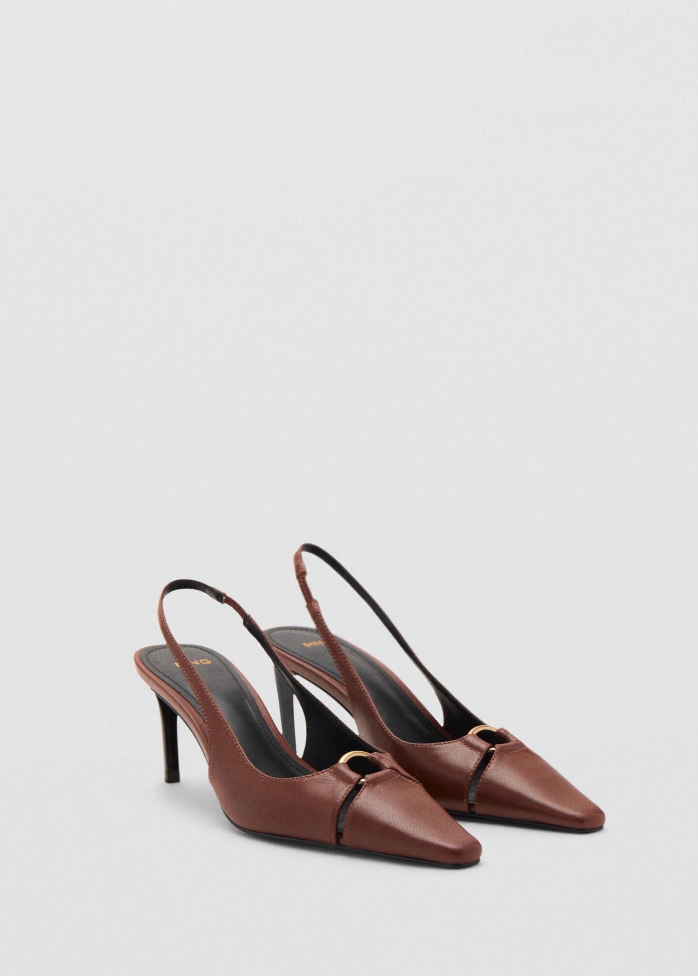 Chaussures Talon Cuir Anneau