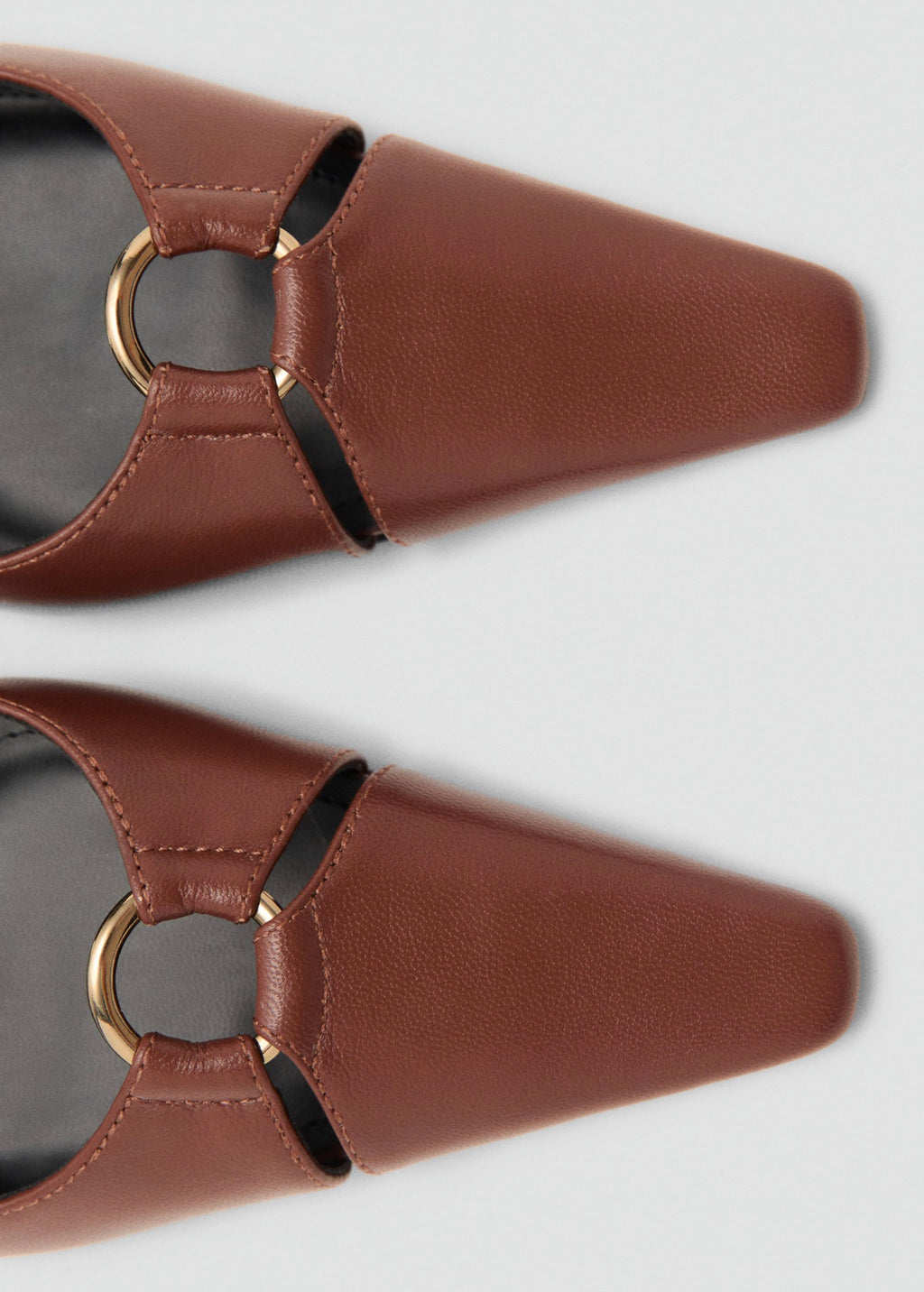 Chaussures Talon Cuir Anneau