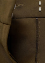 Pantalon Wide Leg À Pinces Taille Normale