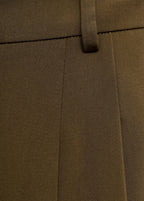 Pantalon Wide Leg À Pinces Taille Normale