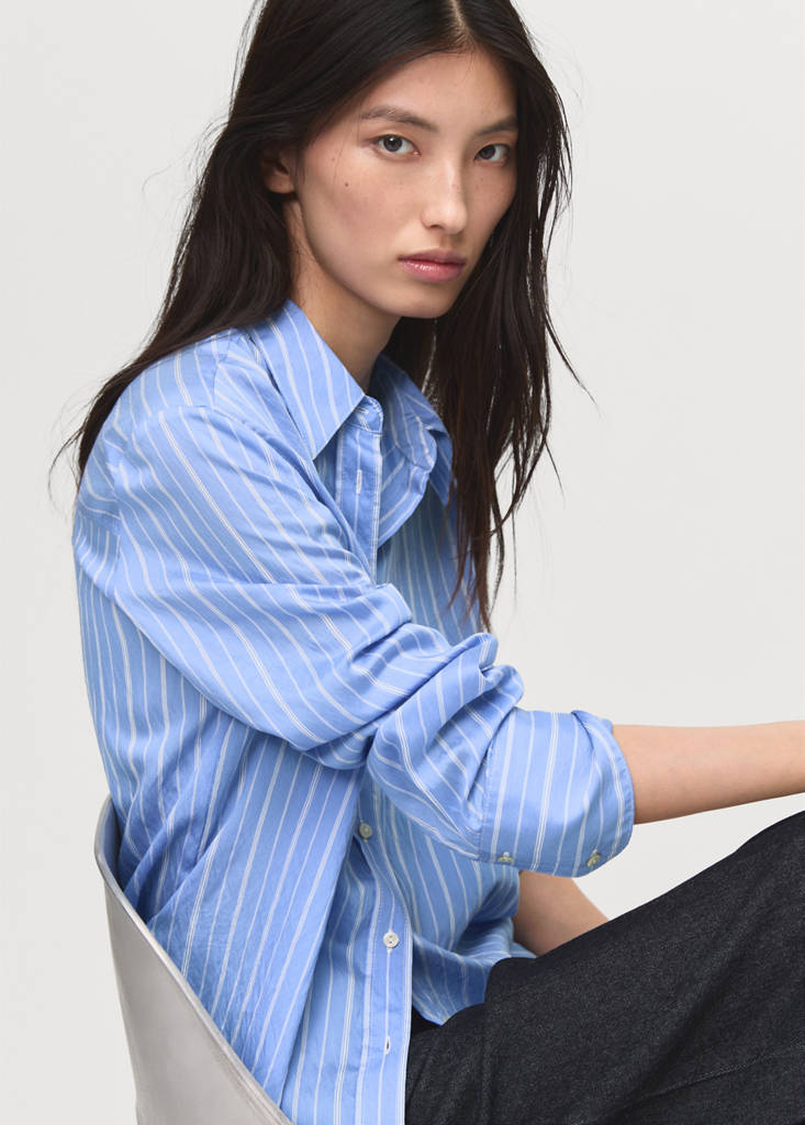 Chemise Droite Rayures
