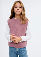 Chaleco Enea Cereza - Niña