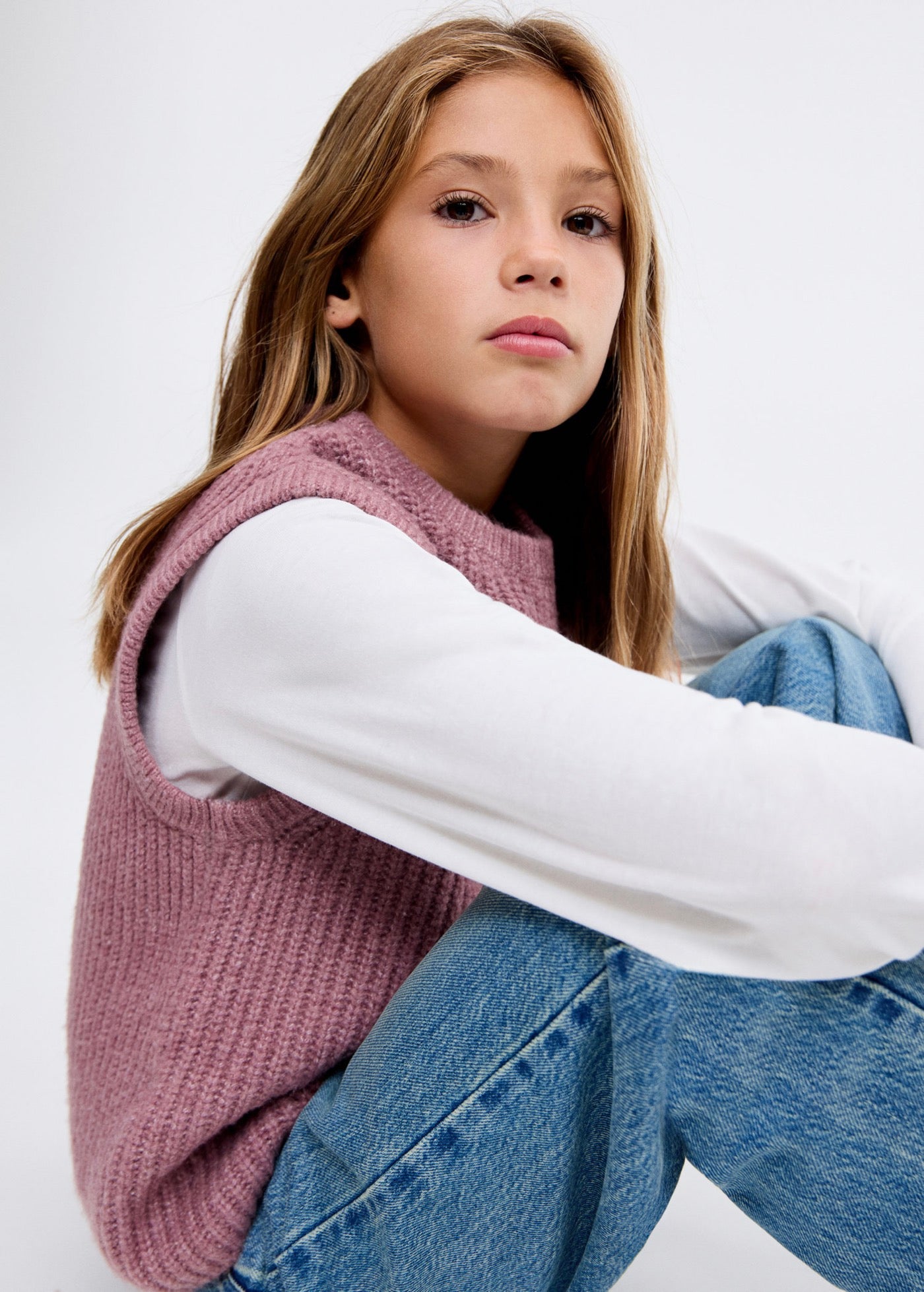 Chaleco Enea Cereza - Niña