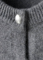 Cardigan Maille Épaisse À Boutons