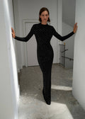 Robe Cristaux Dos Nu