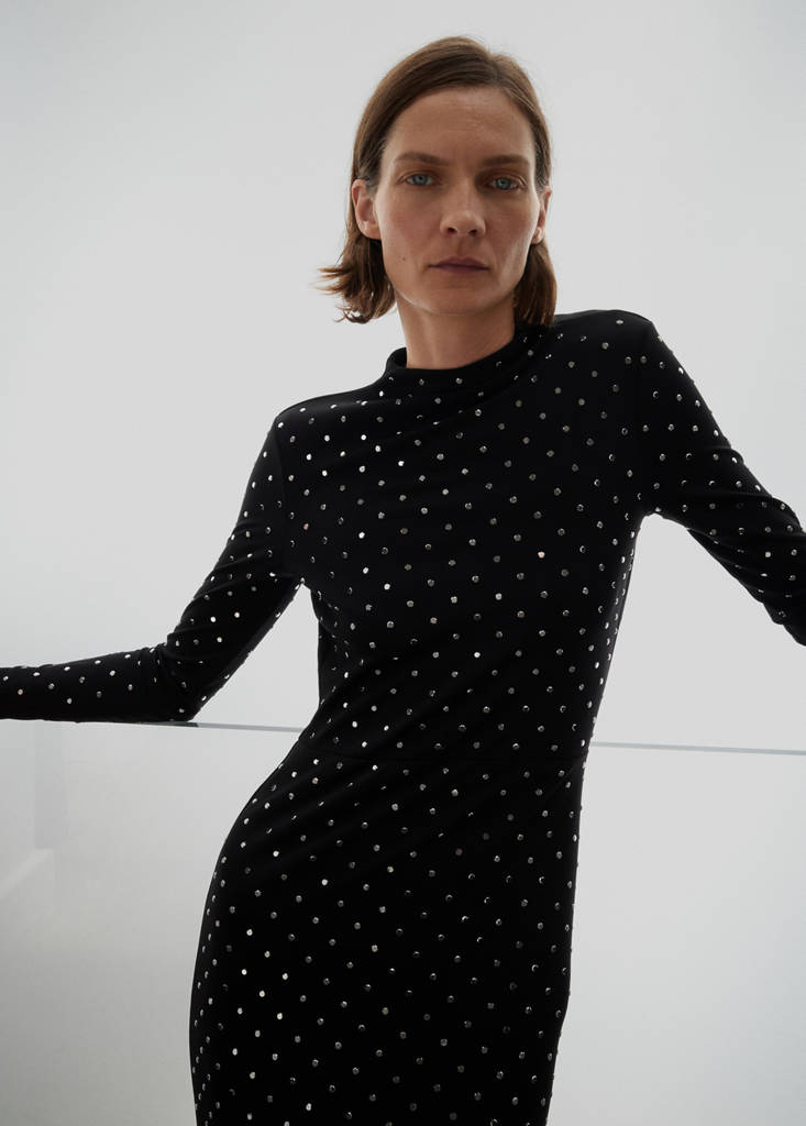 Robe Cristaux Dos Nu
