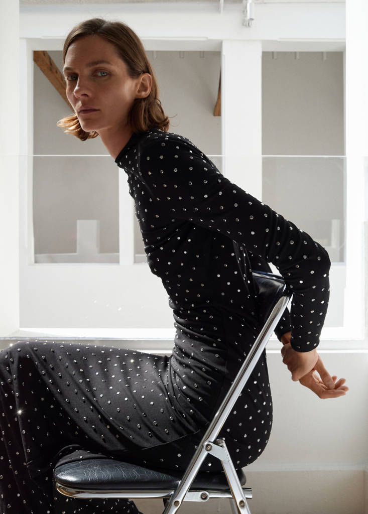 Robe Cristaux Dos Nu