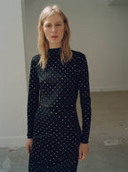 Robe Cristaux Dos Nu