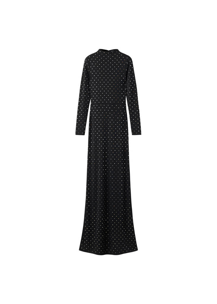 Robe Cristaux Dos Nu