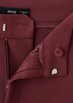Pantalon Droit Taille Haute