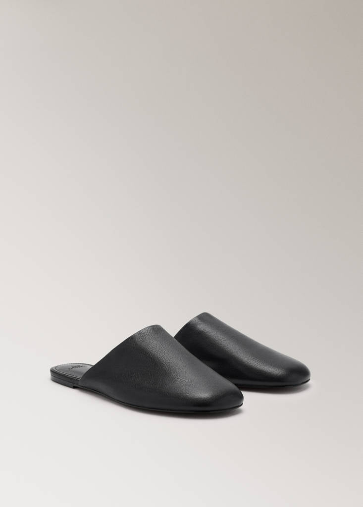 Mule En Cuir