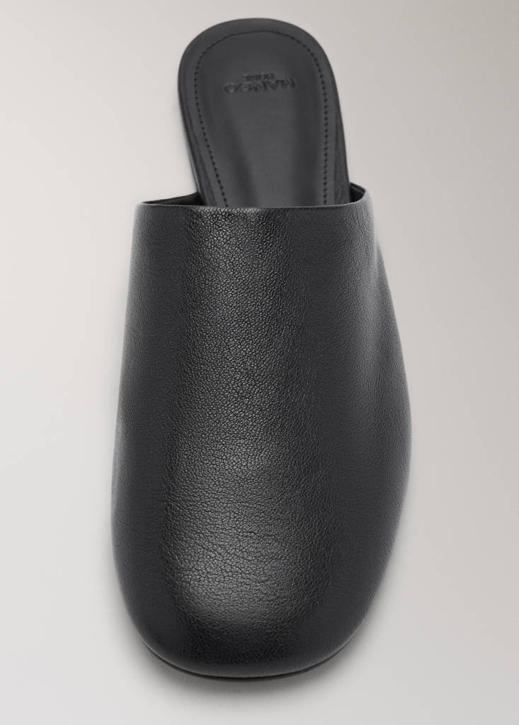 Mule En Cuir