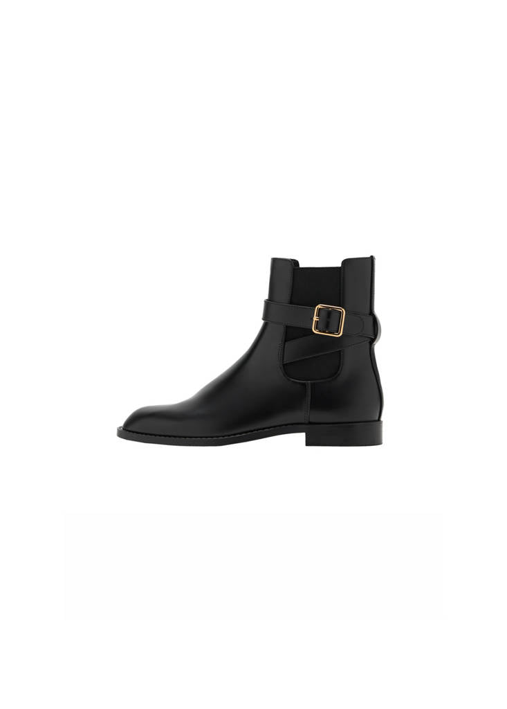 Bottines Boucle Empiècement Élastique