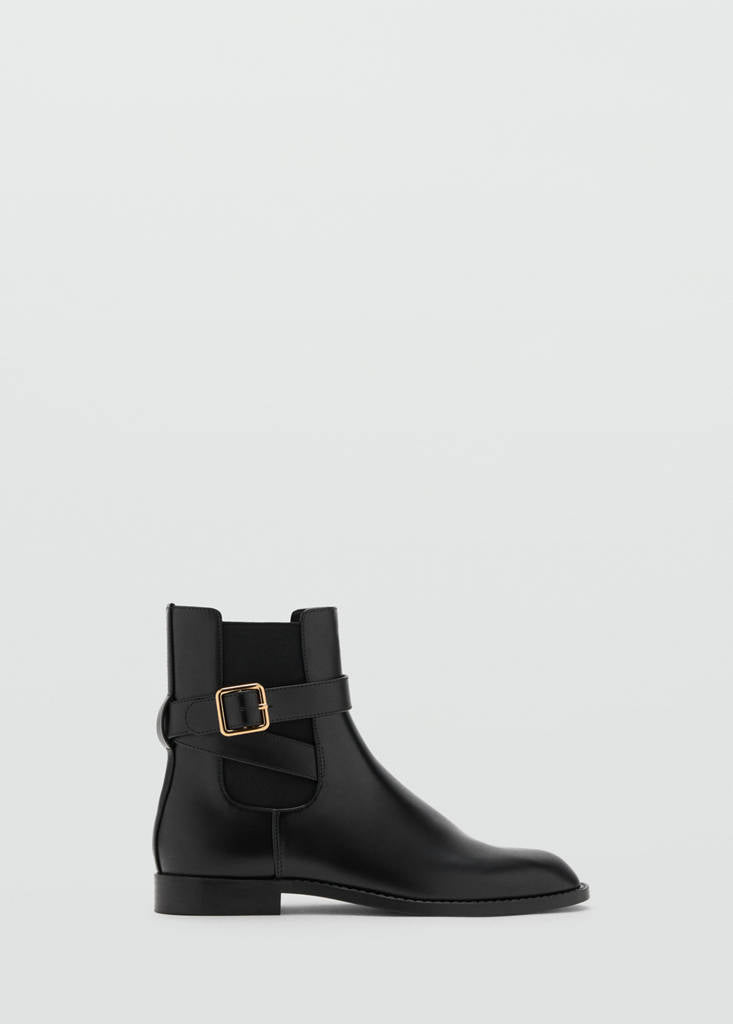 Bottines Boucle Empiècement Élastique