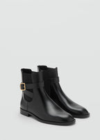 Bottines Boucle Empiècement Élastique