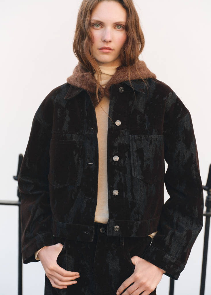 Veste En Denim Dévoré