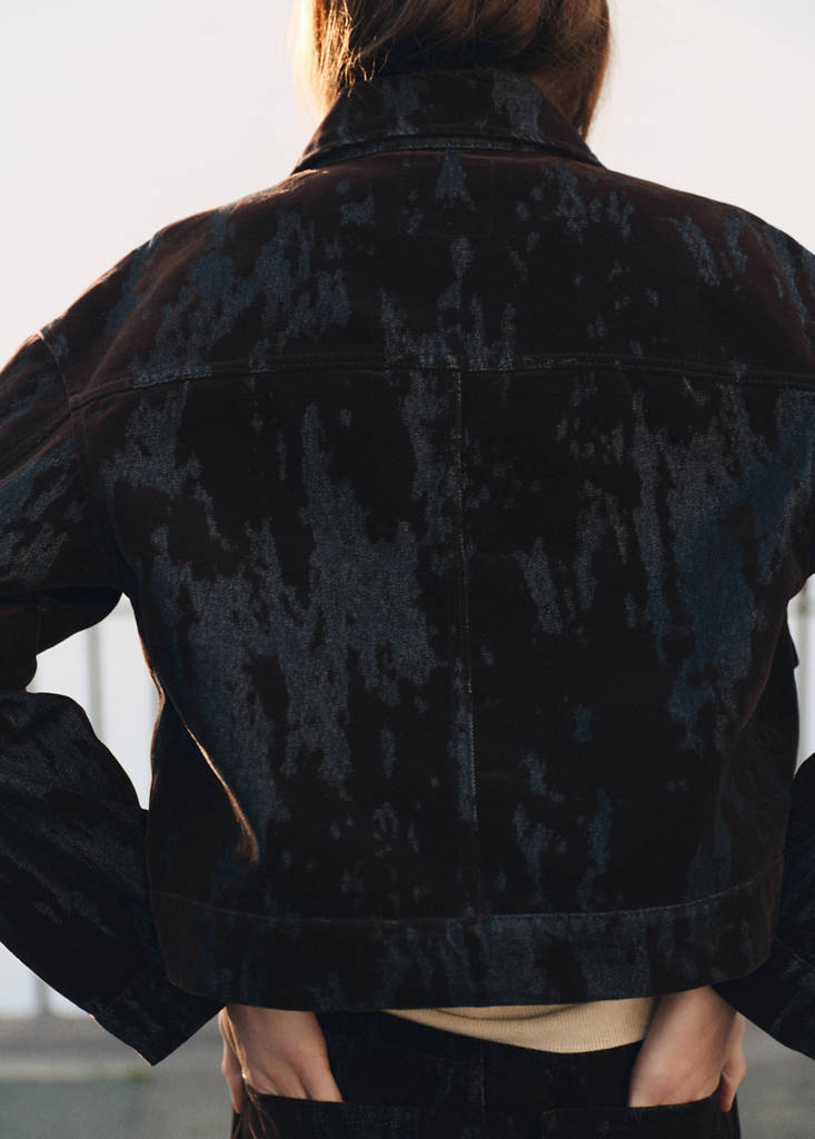 Veste En Denim Dévoré