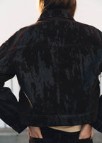 Veste En Denim Dévoré