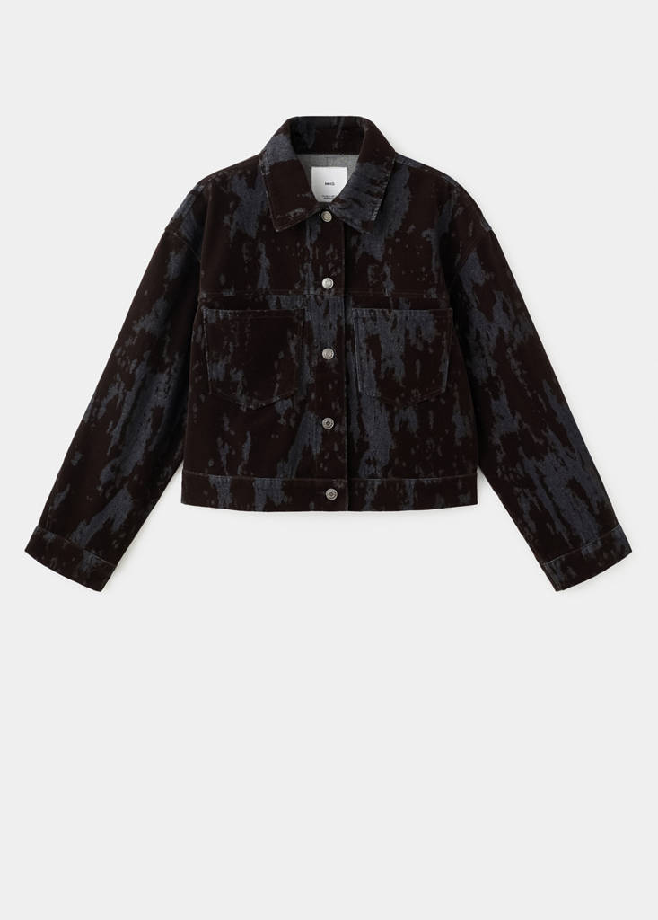 Veste En Denim Dévoré