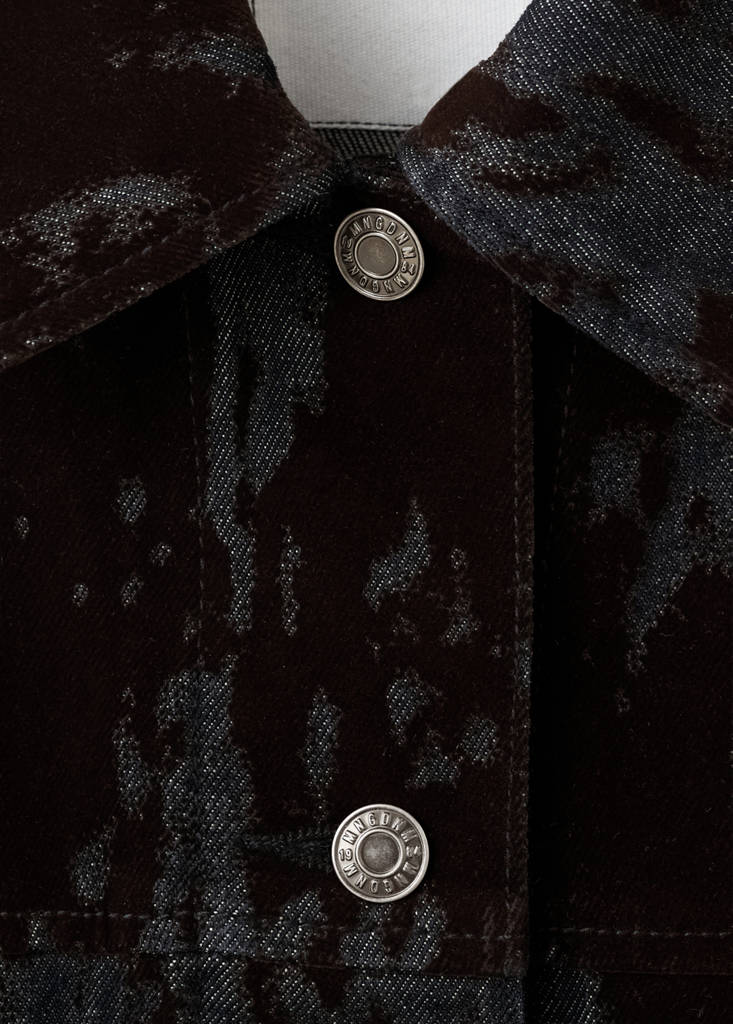 Veste En Denim Dévoré