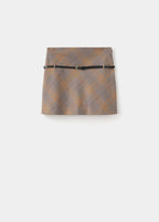 Jupe Carreaux Ceinture