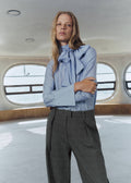 Pantalon De Costume À Carreaux Et Pinces