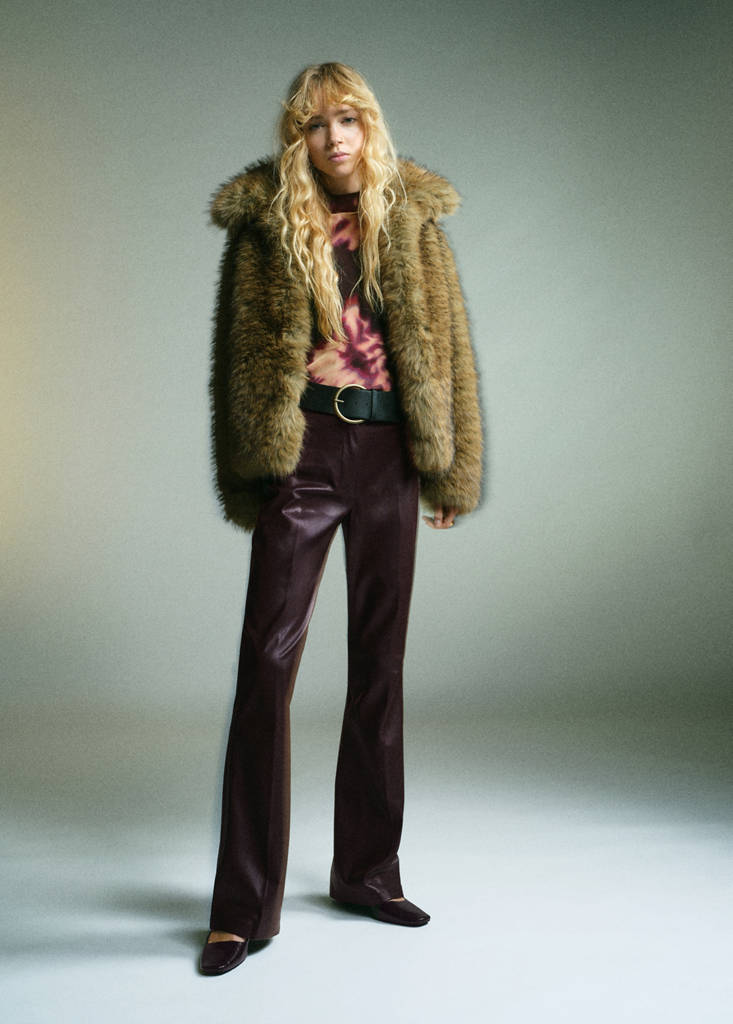 Pantalon Flare Cuir Synthétique