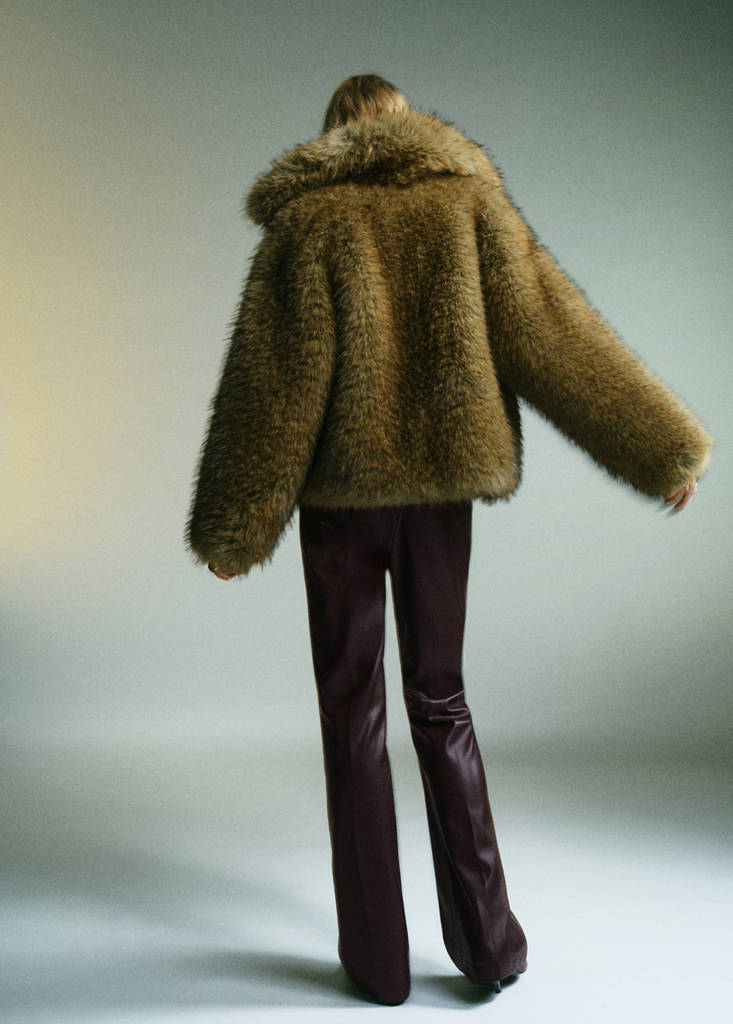 Pantalon Flare Cuir Synthétique