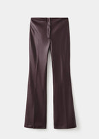 Pantalon Flare Cuir Synthétique