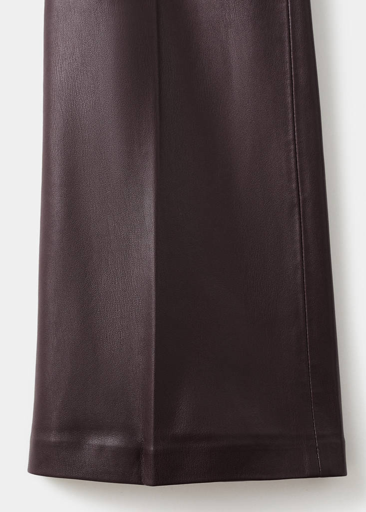 Pantalon Flare Cuir Synthétique