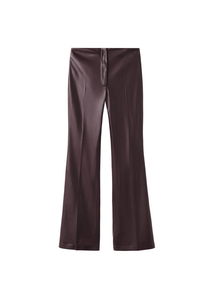 Pantalon Flare Cuir Synthétique