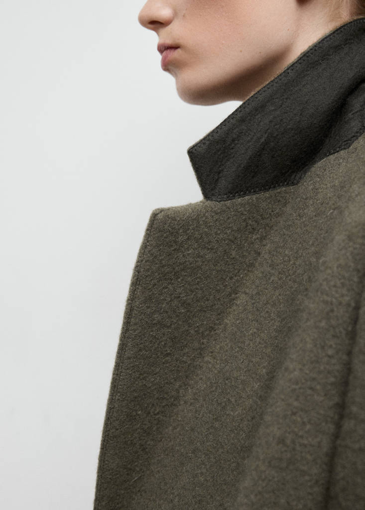Manteau En Laine À Double Boutonnage