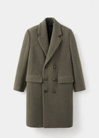 Manteau En Laine À Double Boutonnage