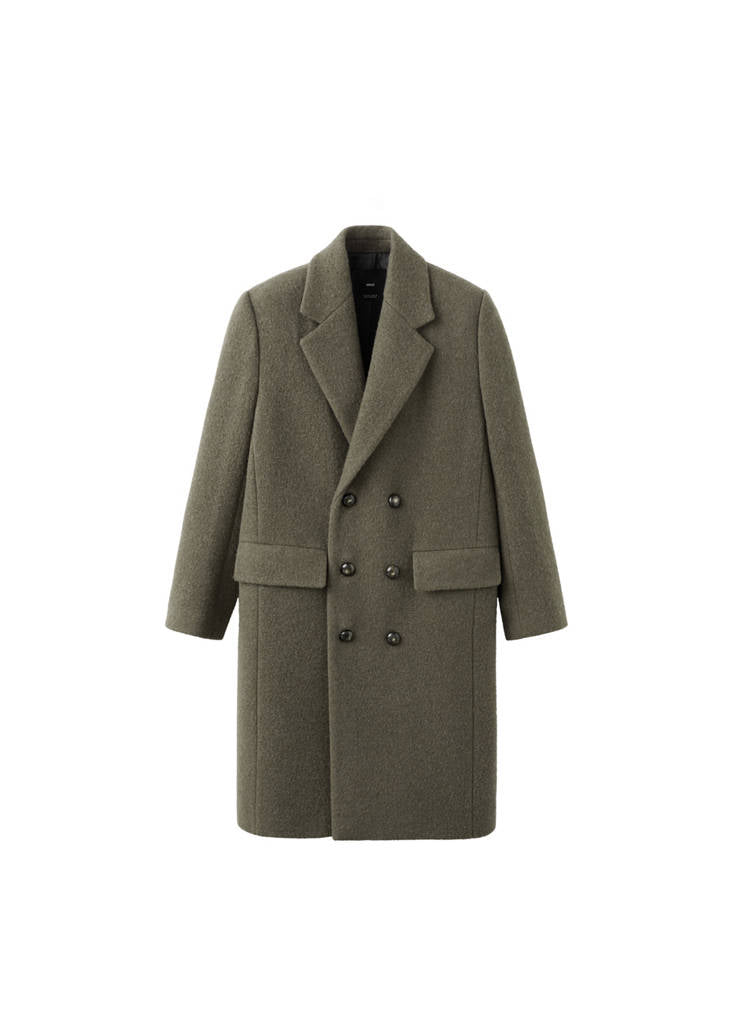 Manteau En Laine À Double Boutonnage