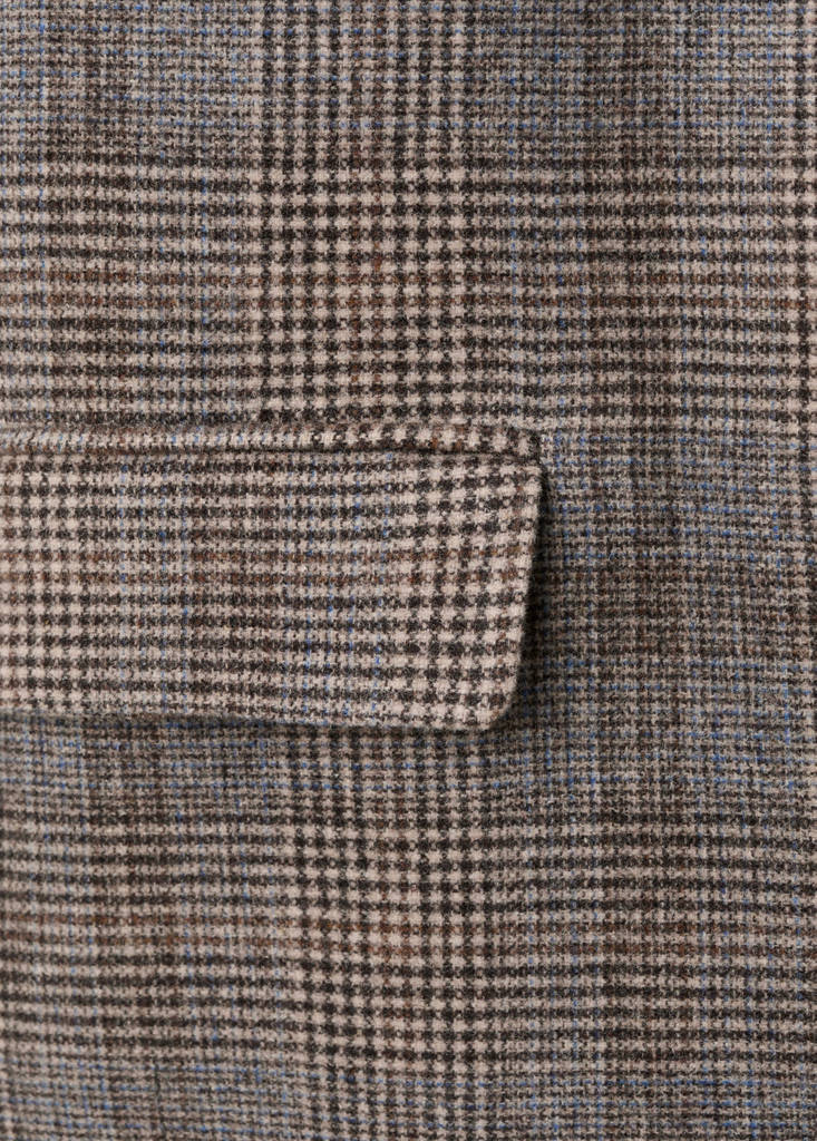 Blazer En Laine À Carreaux